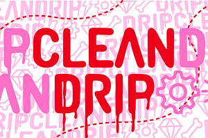 PIGASUS Clean & Drip Font