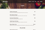 Stewey's - best for bar & restaurant, a WordPress Template by bozekmichal (Thumbnail 4 of 4)