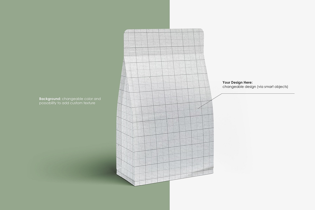 Coffee Bag Mockup, a Print Template by Tahtagraphic (Photo 6 of 7)