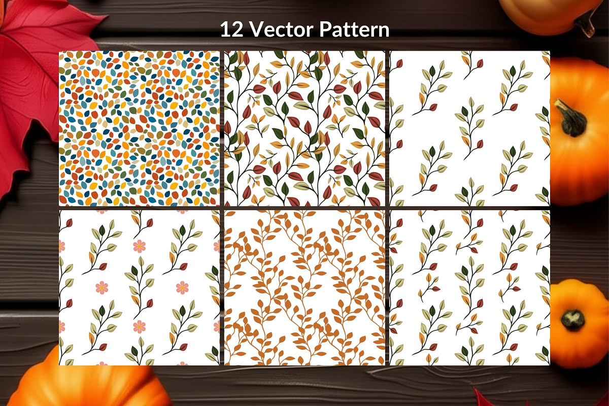 Minimalist Autumn:Patterns & Clipart, a Pattern Graphic by Elatedowl (Photo 3 of 13)