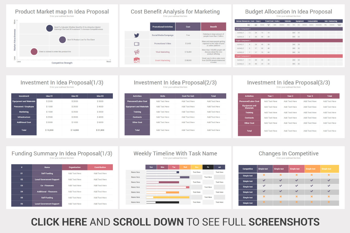 Creative Tables PowerPoint, a Presentation Template by OceanArt (Photo 6 of 29)