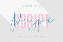 Puspa Script Sans Font