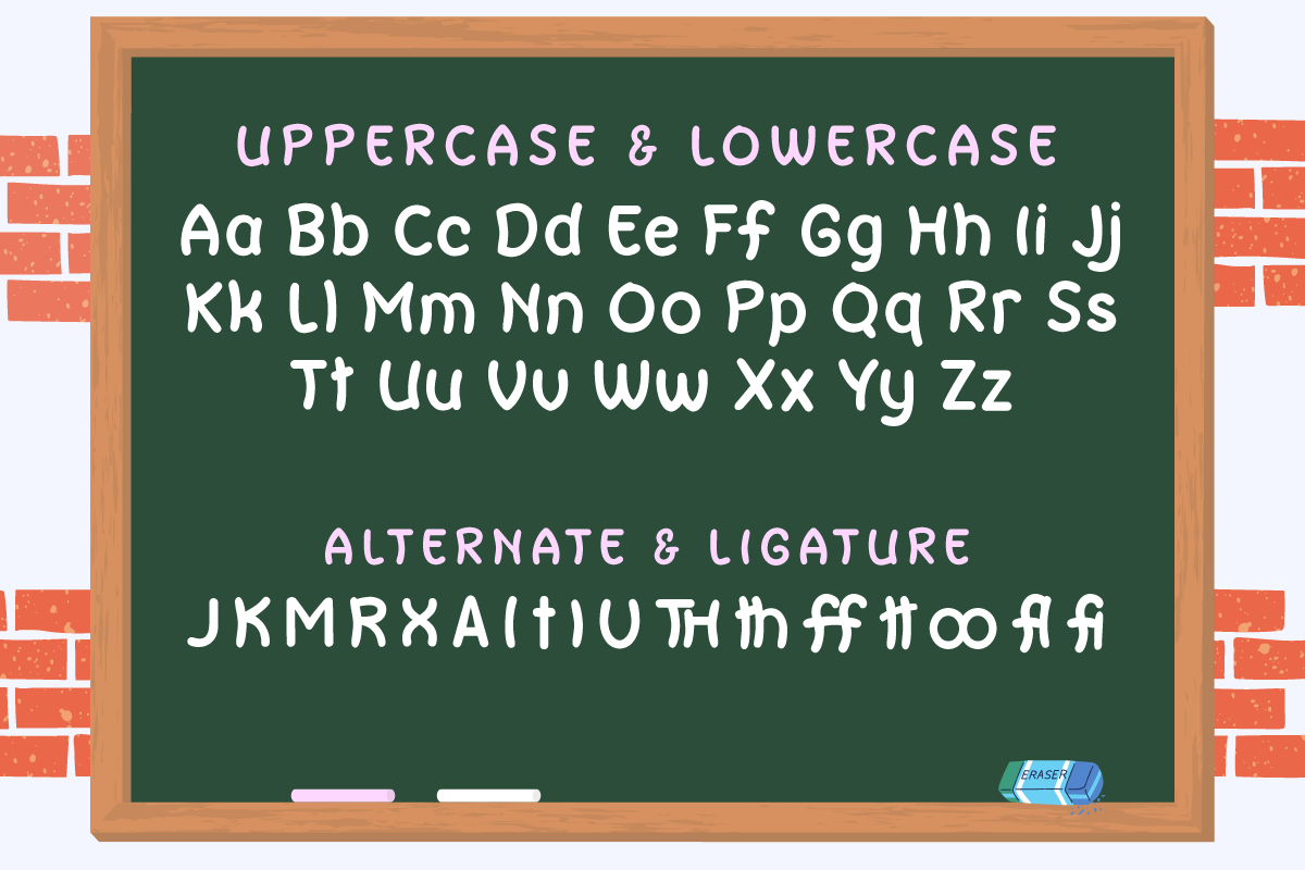 Kidyba | Playful Font Display, a Sans Serif Font by twinstd (Photo 8 of 11)