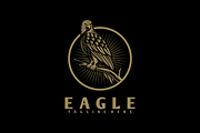 Eagle Vintage Logo, a Branding & Logo Template by VectorCrow (Thumbnail 2 of 3)