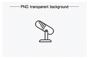 Mic Icons Set, an Outline Icon by Designfour (Thumbnail 6 of 7)
