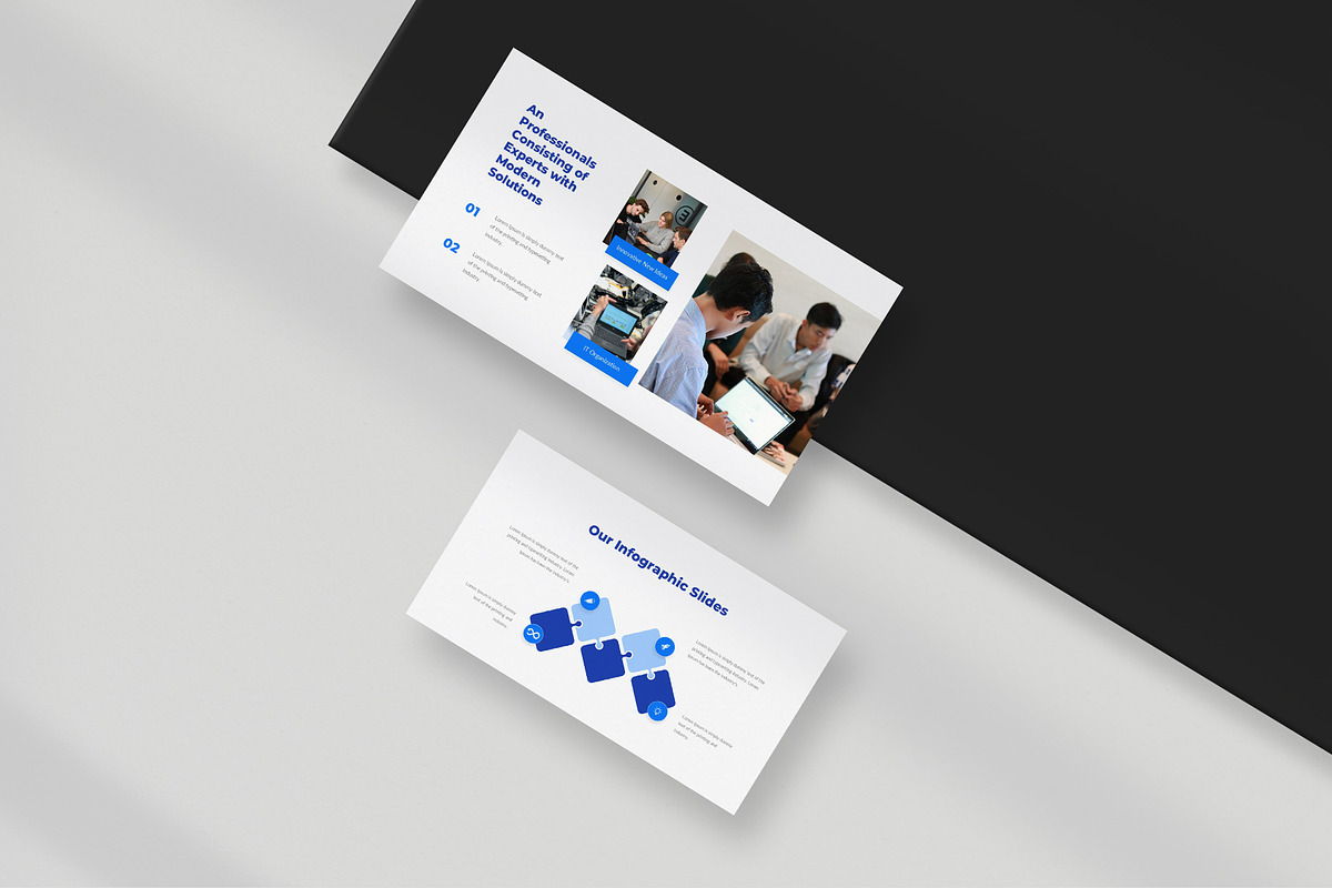 Company Profile PowerPoint Template, a Presentation Template by New Coral Design (Photo 5 of 6)