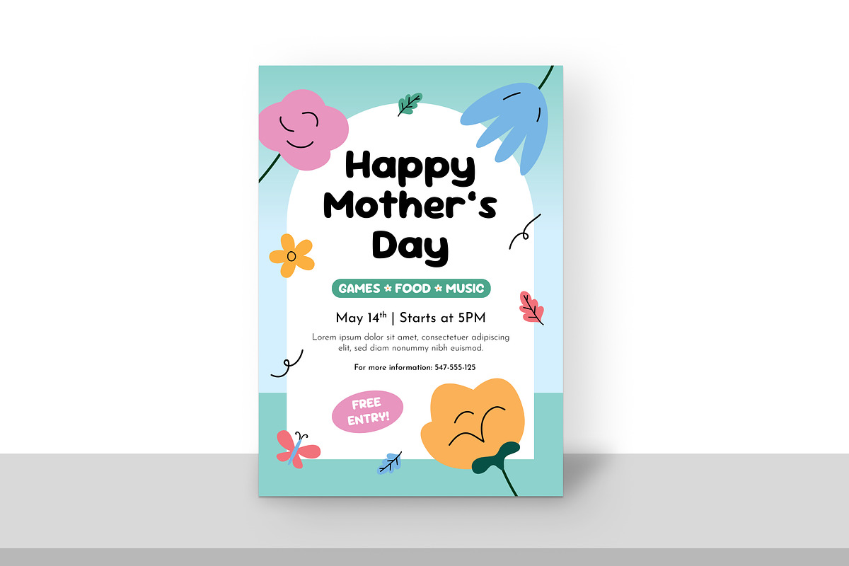 Happy Mother's Day - Flyer Set, a Resume Template by Izdihaar_Studio (Photo 2 of 4)