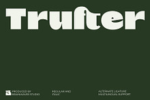 Trufter - Retro Bold Font