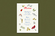 Hand Drawn Tuscany Wedding Clipart, an Illustration by Calamar Studio (Thumbnail 11 of 23)