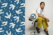 Birds and Flowers. Folk Art, a Decorative Illustration by Irina Ostapenko (Thumbnail 6 of 9)