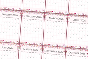 2026 Canva Flower Calendar Template, a Card Template by Snapybiz (Thumbnail 7 of 10)