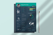 Infographic Resume/CV, a Resume Template by ResumeDevisers (Thumbnail 4 of 4)
