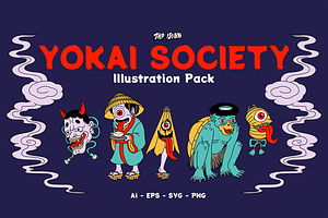 Yokai Society Illustration Pack