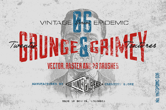 20 Grunge & Grimey Textures - VES06 preview 6