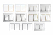 Minimalist Frame Mockup Bundle Set, a Print Template by VNmockup (Thumbnail 12 of 16)