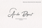 Amelia Bilquest, a Script Font by zamjumps (Thumbnail 1 of 8)
