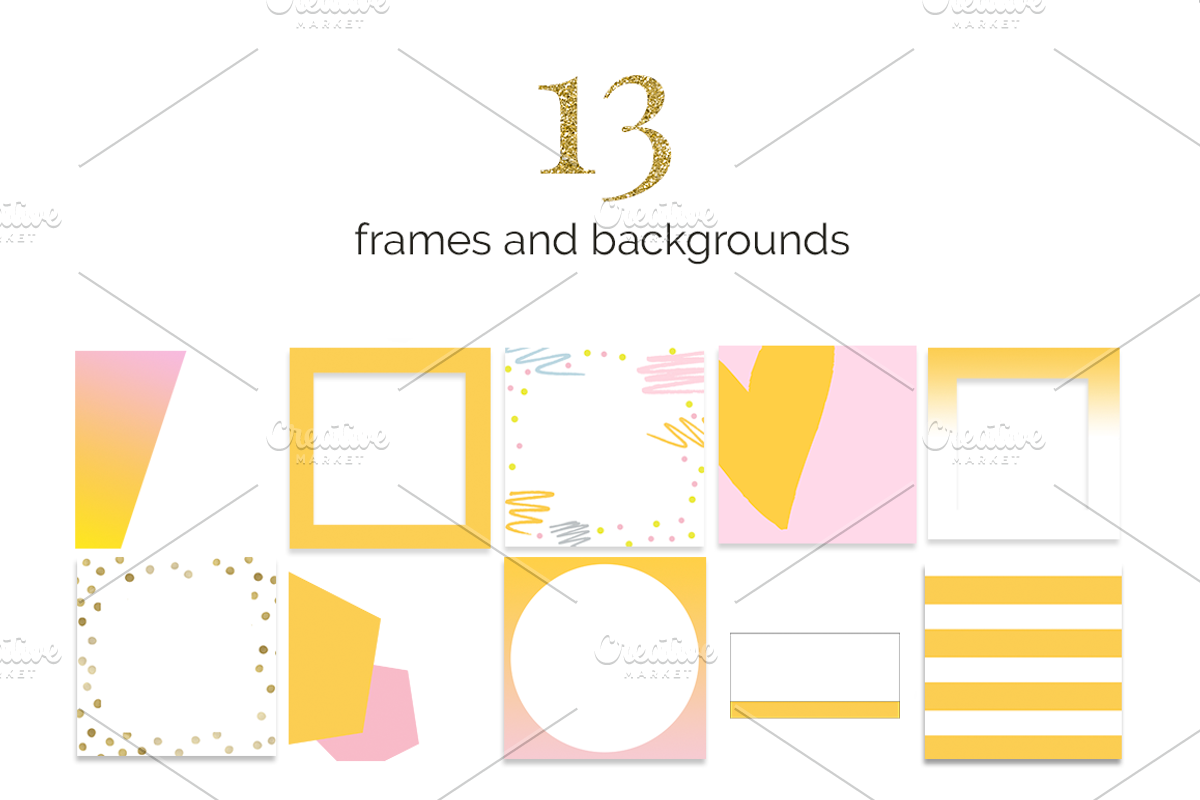 Instagram templates Mango Shake, a Social Media Template by Instagram templates E.B. (Photo 2 of 3)