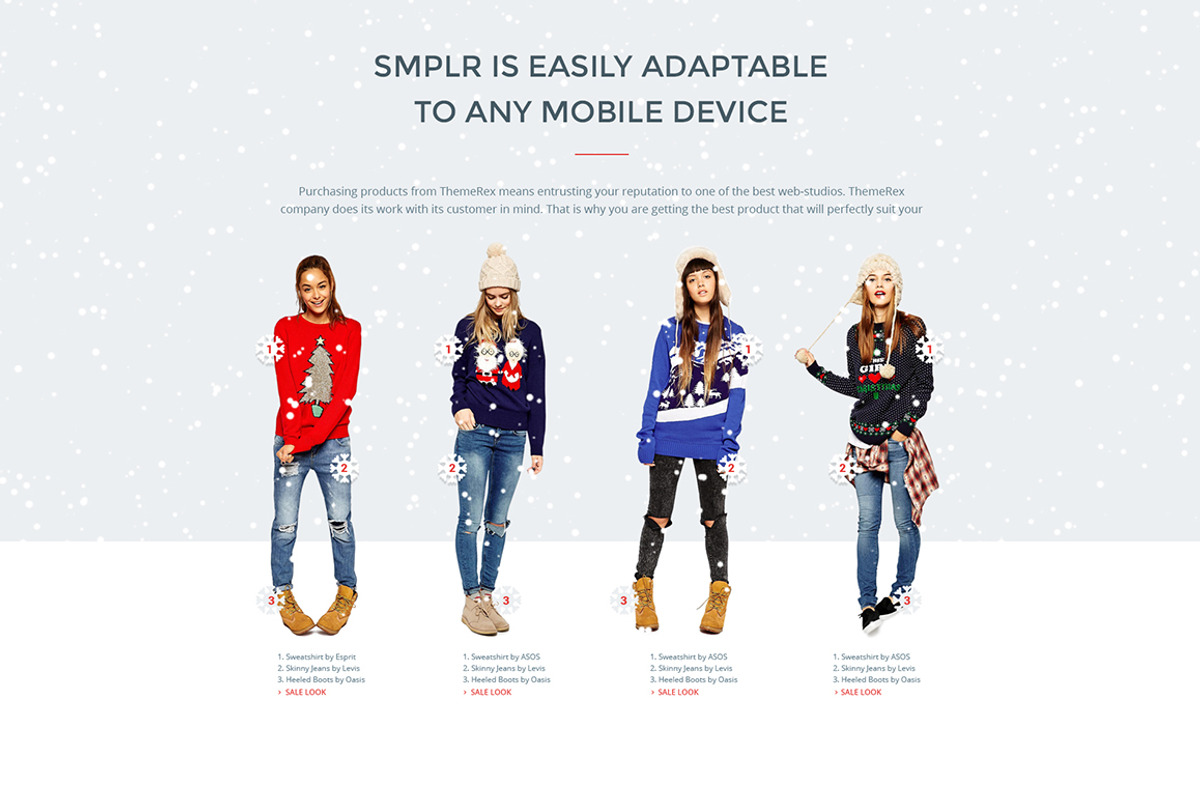 Winter Sale WordPress Theme, a WordPress Template by ThemeREX (Photo 2 of 5)