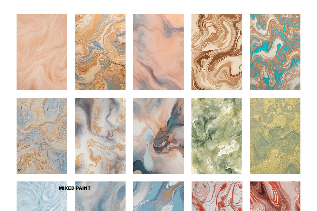 200 Liquid backgrounds. Posters, a Background Graphic by ApetekMarket (Photo 11 of 17)
