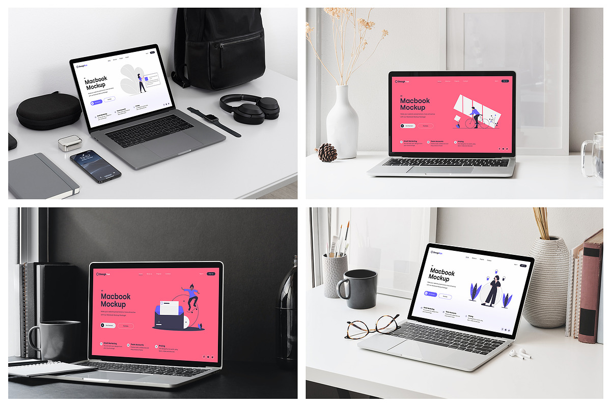 MacBook Mockups - Workspace Mockups, a Mac Mockup by Mr.Mockup™ (Photo 9 of 13)