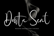 Darita Sent, a Script Font by pineungtype (Thumbnail 1 of 7)