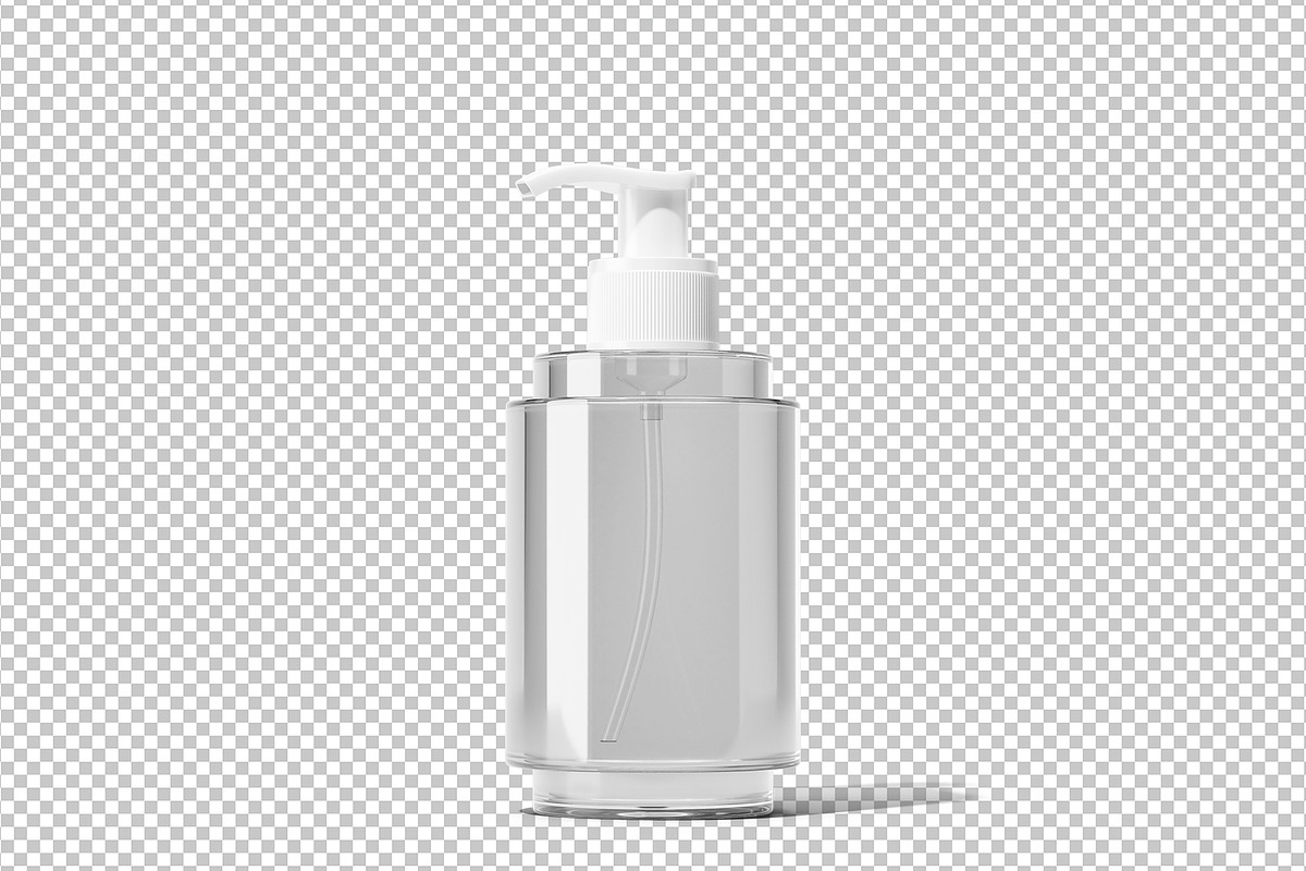 Cosmetic Pump Bottle Mockup, a Packaging Mockup by Akebareee (Photo 2 of 3)