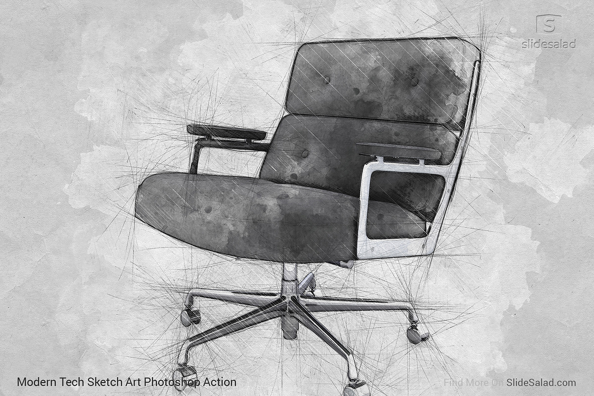 Tech Sketch Art Photoshop Action, an Action Add-On by SlideSalad (Photo 24 of 49)