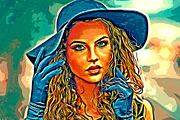 Intense Oil Paint, an Action Add-On by U_Design (Thumbnail 3 of 5)