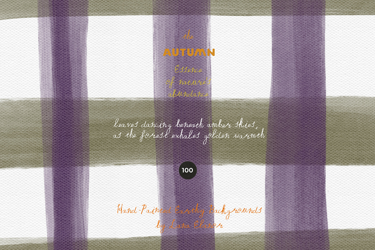 Hand-Painted Autumn Backgrounds, a Background Graphic by Lana Elanor (Photo 6 of 15)