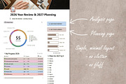 2026 Review & 2027 Planner Template, a Presentation Template by PSD templates and Photos (Thumbnail 4 of 8)