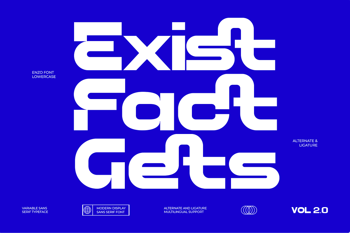 Enzo - Extended Bold Typeface, a Sans Serif Font by Inviline.co (Photo 3 of 11)