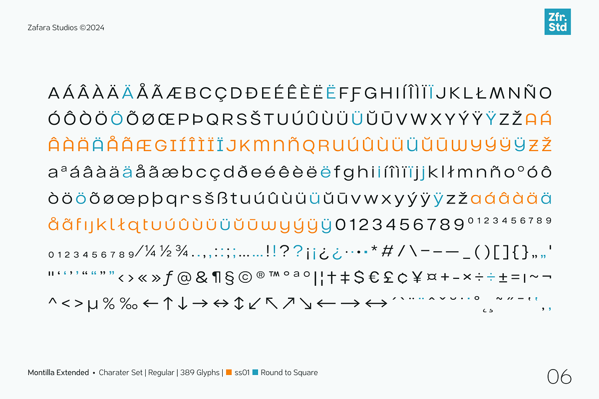 Montilla Extended, a Sans Serif Font by Zafara™ (Photo 6 of 12)