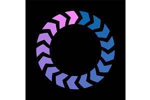 Colorful circle loader icon, an Object Illustration by Things for designers