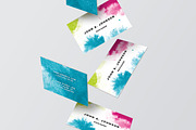 Watercolor Business Card Template, a Business Card Template by lissius (Thumbnail 3 of 5)