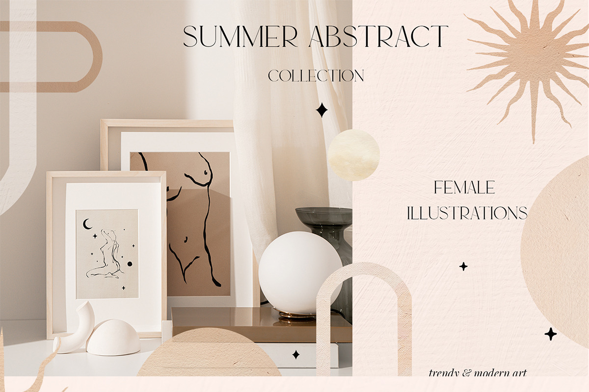 ABSTRACT BUNDLE - 5 in 1, an Illustration by Natalia Tugova (Photo 29 of 35)