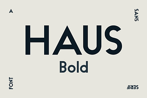 HAUS Sans Bold