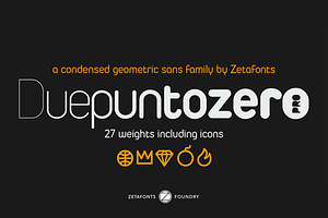 Duepuntozero Pro - 27 fonts