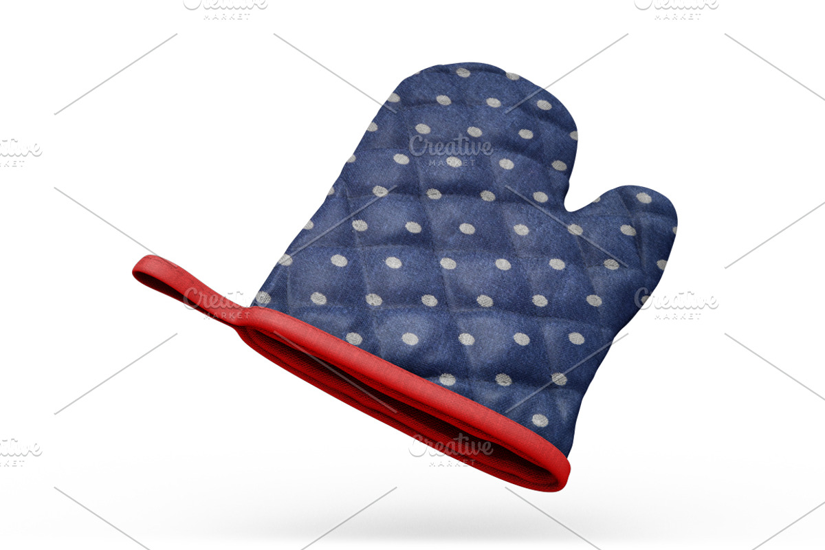 Quilted Oven Mitts Mockup, a Household Mockup by PixelMockup (Photo 17 of 17)