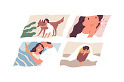 Girl memories, life scenes set, a Person Illustration by Good Studio (Thumbnail 4 of 4)