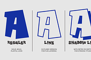 Fang Rift – Bold Blocky Display Font, a Handwritten Font by MaikoHatta (Thumbnail 5 of 8)