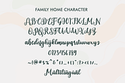 Family Home, a Script Font by BearyType Studio (Thumbnail 6 of 6)