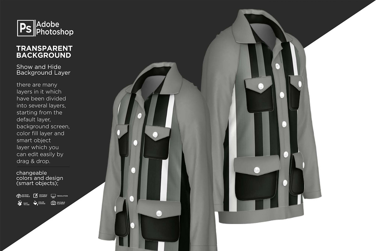 Shirt Suit Formal Mockup, a Shirt Mockup by Nanggroe Scripting (Photo 2 of 9)
