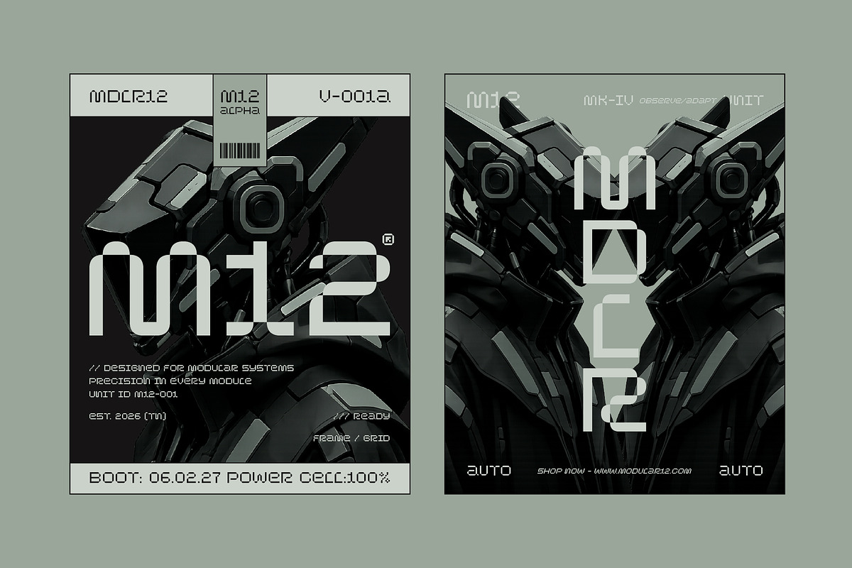 Aspek - Futuristic Display Sans, a Sans Serif Font by The Native Saint Club (Photo 7 of 16)