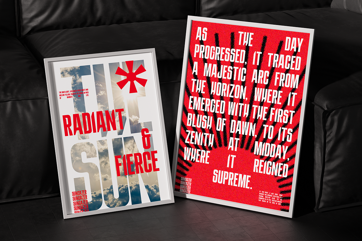 Sungazer - Display Typeface, a Font by Mabütype (Photo 3 of 7)