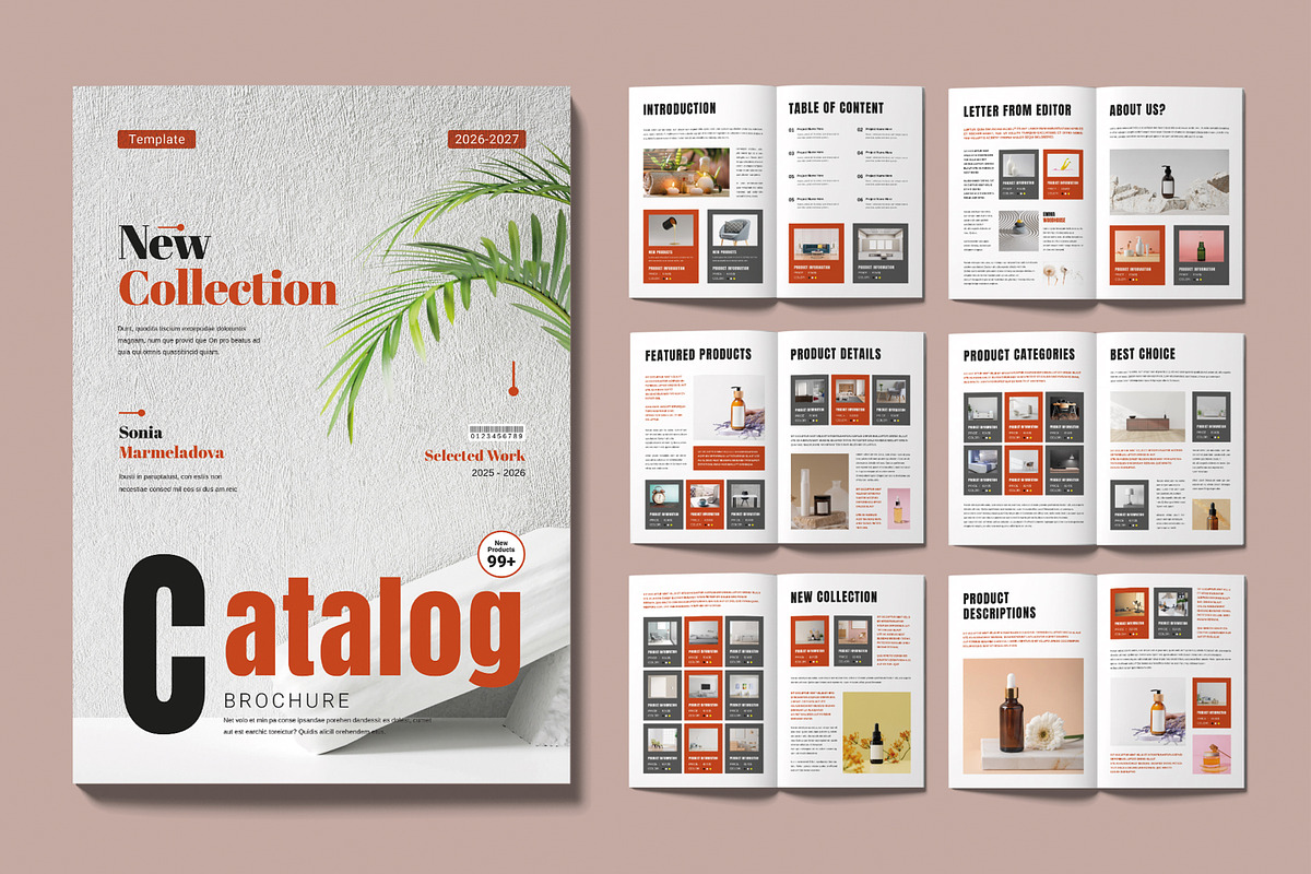 Product Catalog Brochure Template, a Brochure Template by MightyDesign (Photo 1 of 6)
