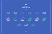 Crypto icons, an Outline Icon by Somewan draws (Thumbnail 4 of 5)