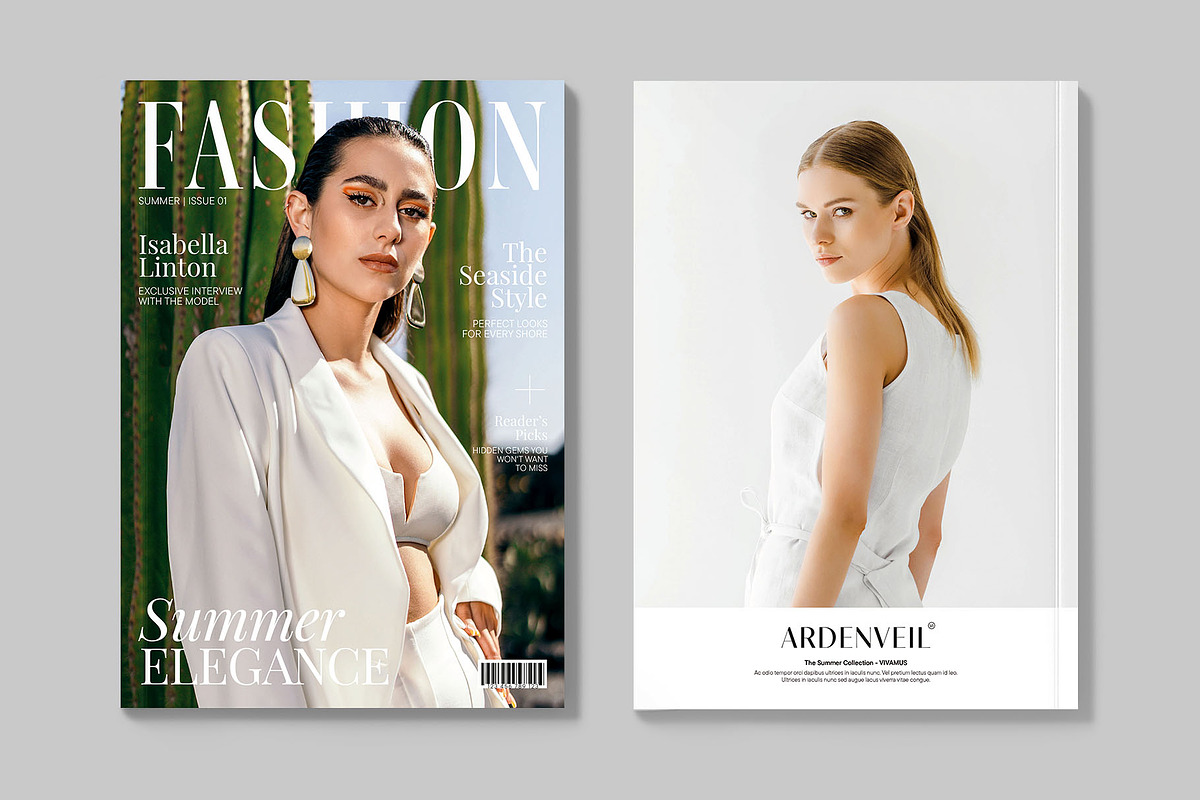 Fashion Magazine Template, a Magazine Template by BrandPacks (Photo 5 of 6)