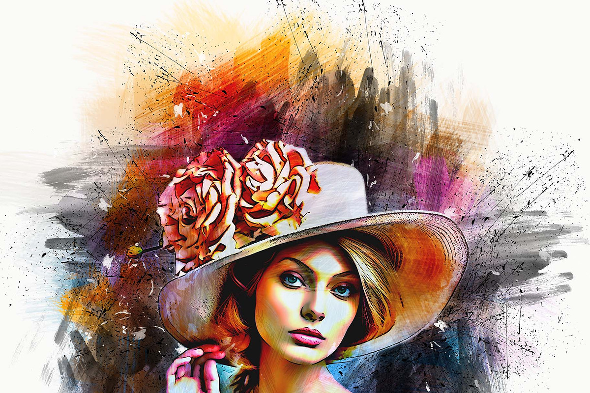 Paint Photoshop Action, an Action Add-On by MRI STUDIO (Photo 9 of 27)