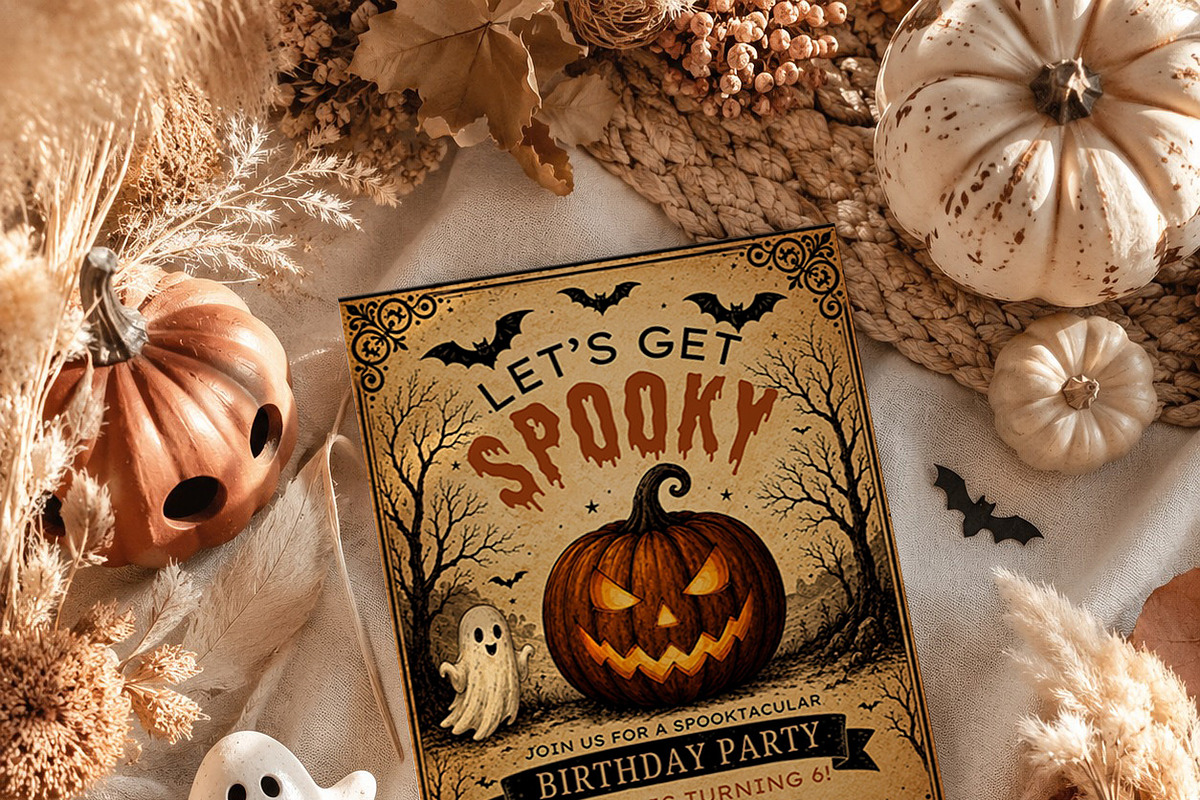 Halloween Birthday Party Invitation, an Invitation Template by Arslan (Photo 5 of 5)