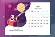 2020 Calendar - Muslim Scientist, a Stationery Template by Ted-sign (Thumbnail 5 of 39)